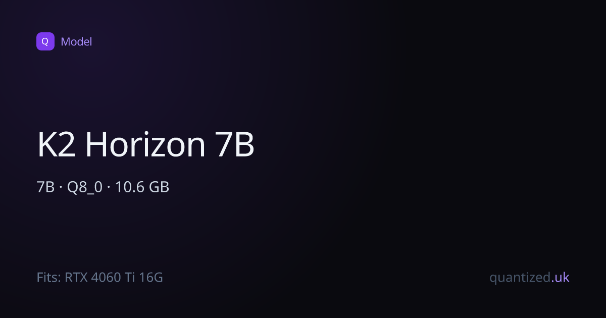 Model: K2 Horizon 7B